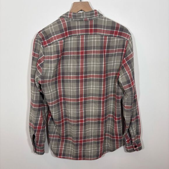 J. Crew Men’s Flannel Classic Plaid Button Down Medium Twill Lumberjack AZ428 - Picture 5 of 14